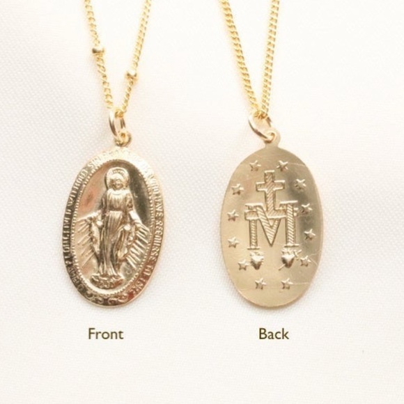 GP Virgin Mary Oval Necklace - Picture 3 of 4